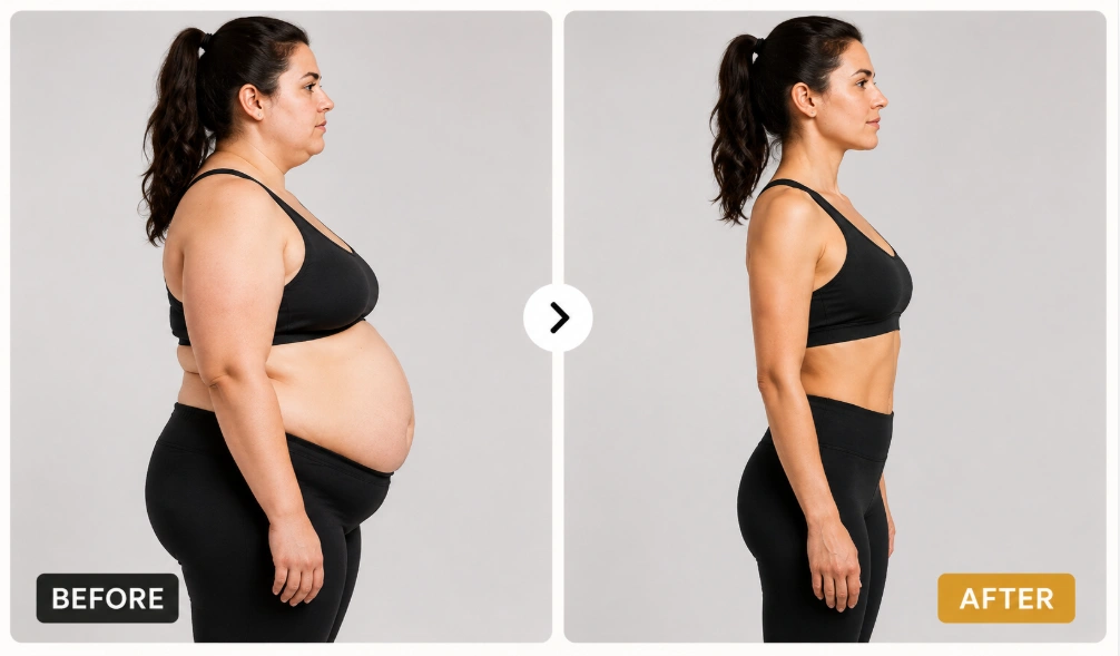 Before-after result